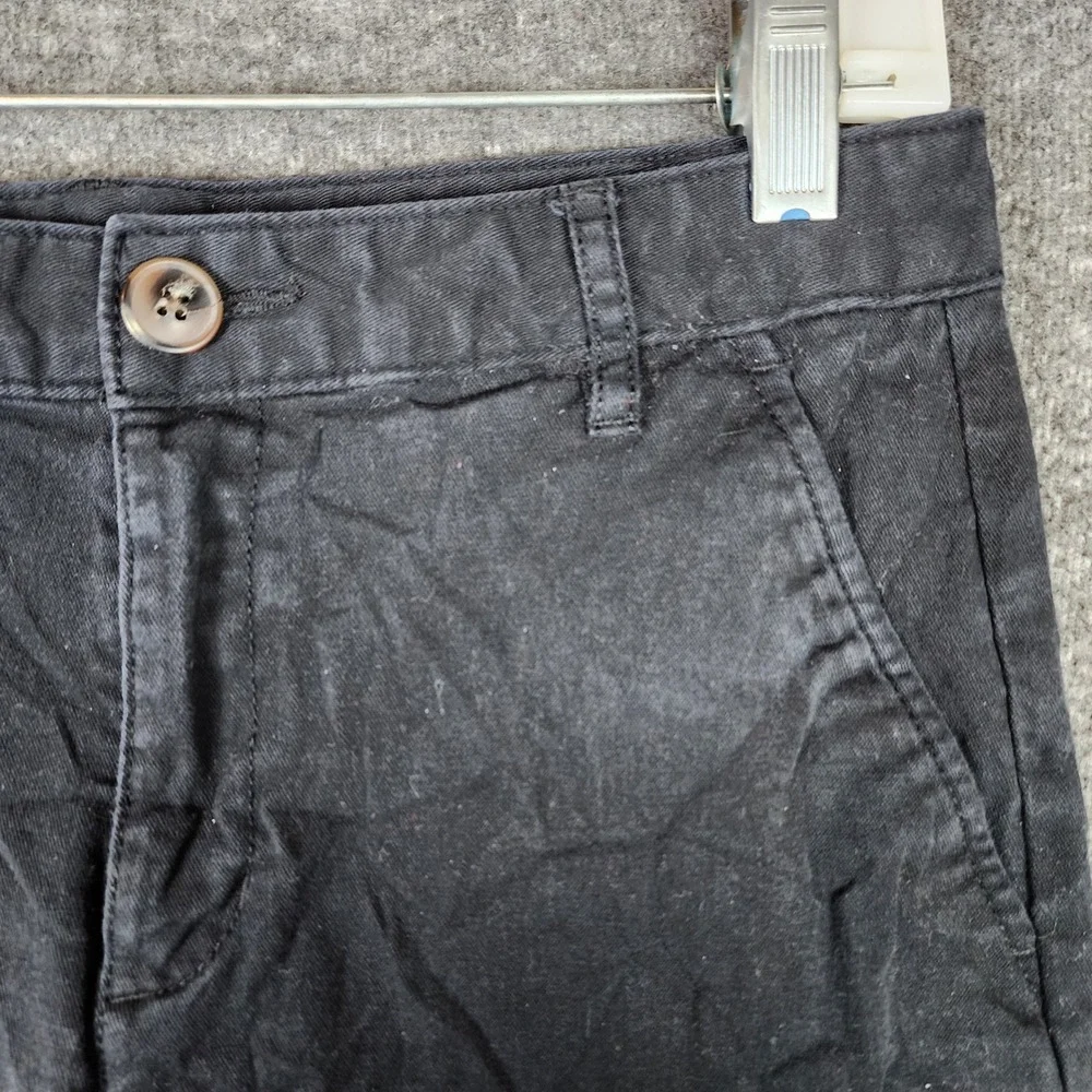 Old Navy Pants Womens 6 High Rise Skinny Black Adjustable Waist EUC